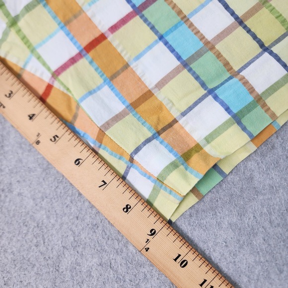 Liz Claiborne Plaid Shorts Womens 12 (32x9) Multicolor Cotton Blend Pockets - Picture 9 of 16